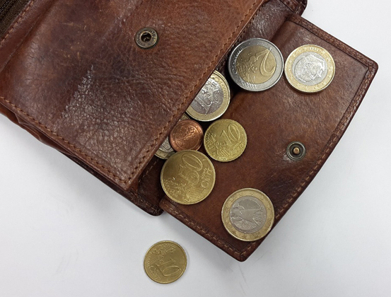 money in purse